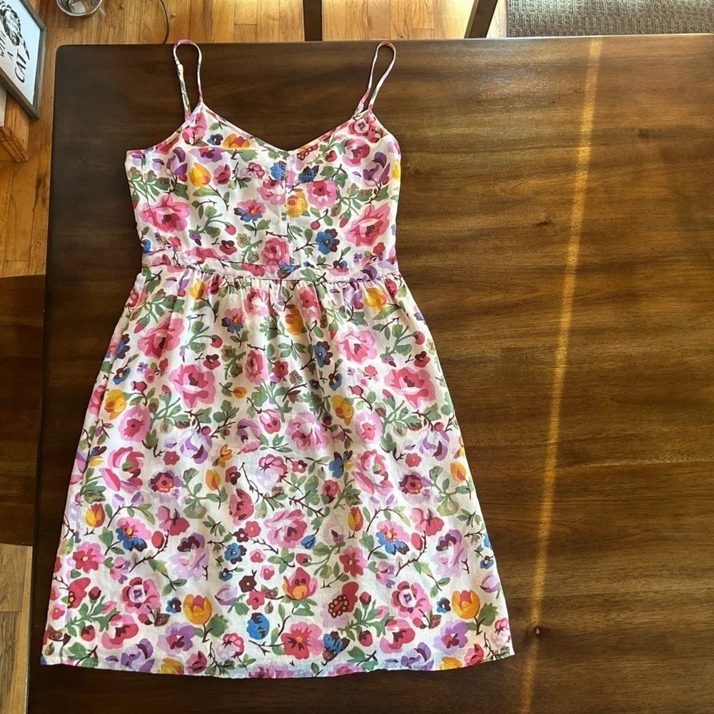 Madewell Floral Silk Cami Dress - Size 0